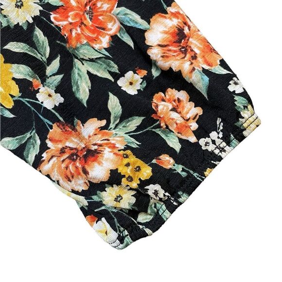 NAIF Floral Blouse Black Size Medium - Picture 5 of 5